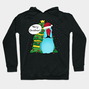 Merry christmas - blue alexandrine Hoodie